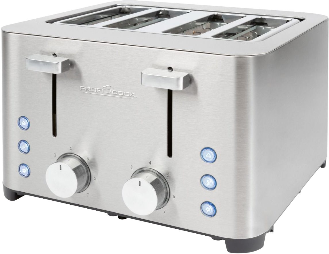 PROFICOOK PC-TA 1252 négyrekeszes inox kenyérpirító