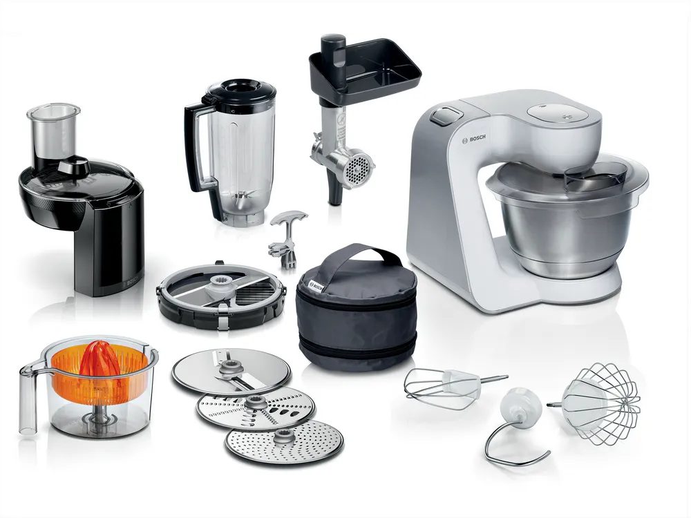 BOSCH MUM58251 1000 W-os konyhai robotgép szeletelővel, citruspréssel és húsdarálóval