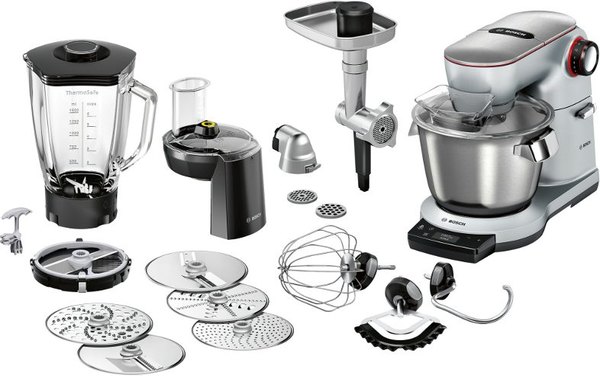 BOSCH MUM9BX5S61 OptiMUM konyhai robotgép beépített mérleggel, 1500 W teljesítménnyel