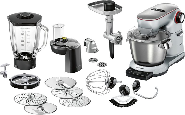 BOSCH MUM9BX5S61 OptiMUM konyhai robotgép beépített mérleggel, 1500 W teljesítménnyel