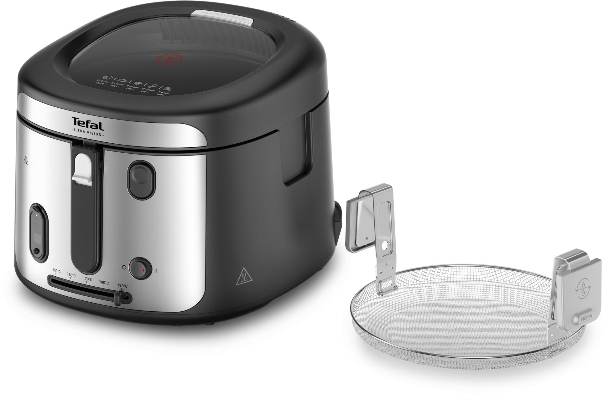 TEFAL FF2588E0 Filtra Vision fekete olajsütő