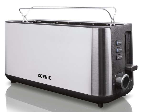 KOENIC KTO 4325 M hosszú nyílású kenyérpirító 4 szelethez