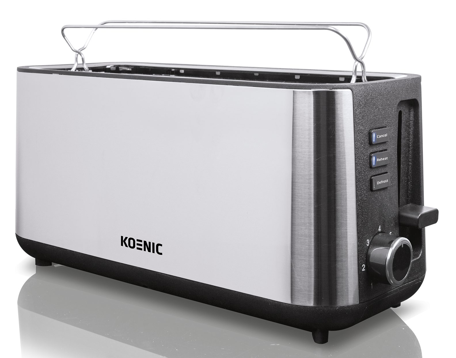 KOENIC KTO 4325 M hosszú nyílású kenyérpirító 4 szelethez