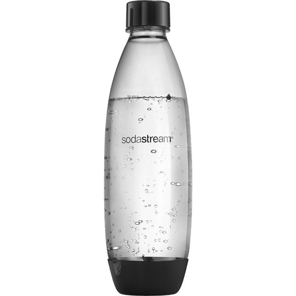 SODA STREAM BO FUSE 1L Black fekete-átlátszó tritán szénsavasító palack