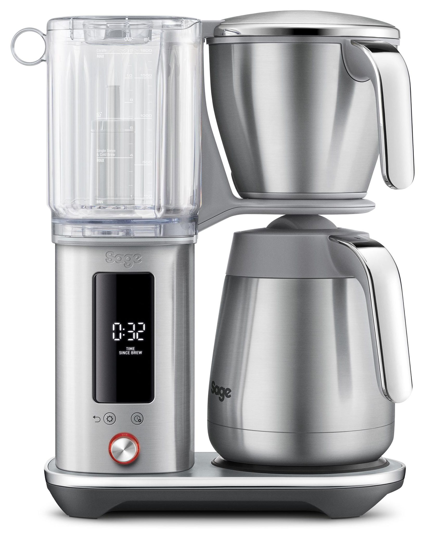 SAGE SDC465BSS filteres kávéfőző termokancsóval és Cold Brew móddal
