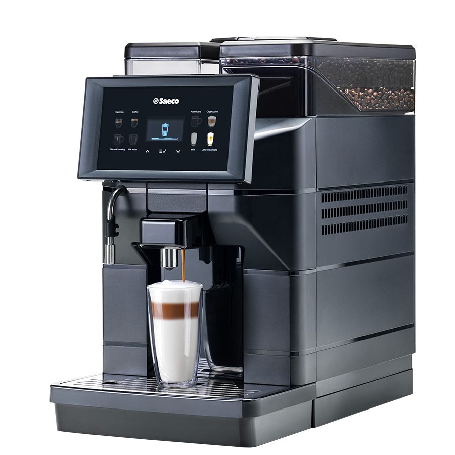 SAECO AURORA Focus M2 automata kávéfőző tejhabosítóval, matt fekete