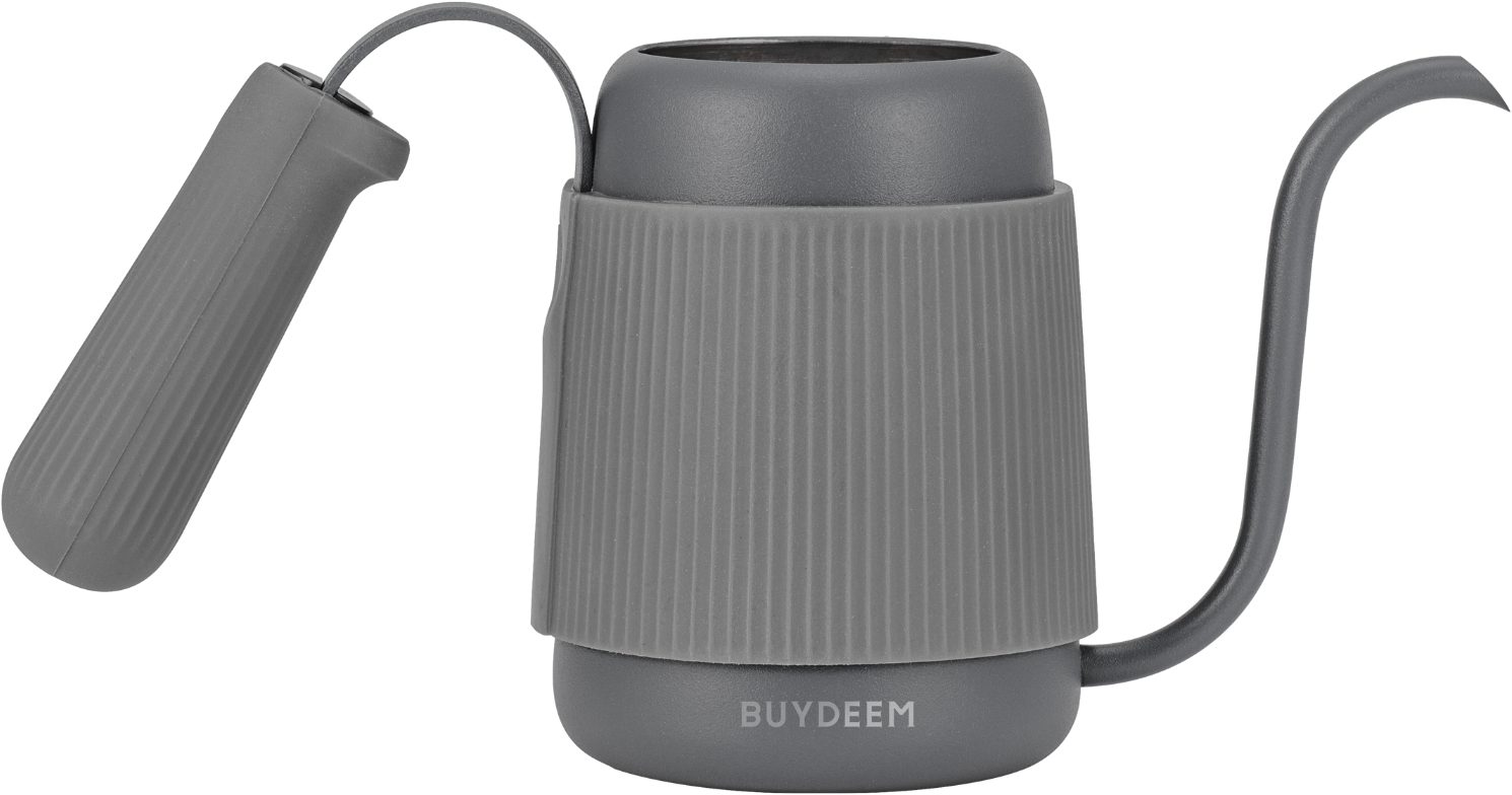 BUYDEEM CD2006-IG mini hattyúnyakú vízforraló, 330 ml, szürke
