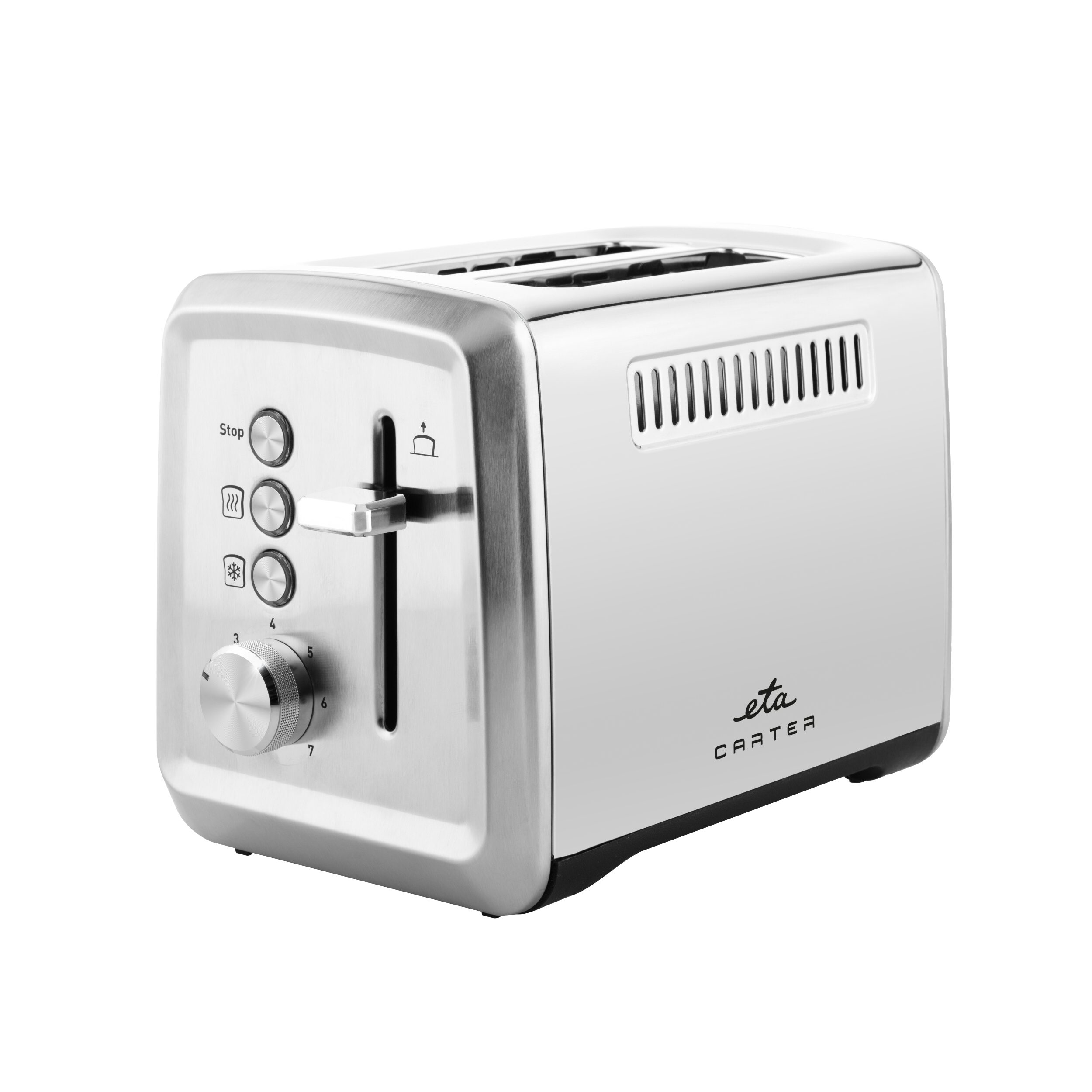 ETA 4166 Carter inox kenyérpirító 2 szeletes, 7 pirítási fokozattal