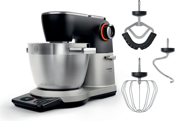 BOSCH MUMS8ZS00 Serie8 konyhai robotgép beépített mérleggel, 1800 W, fekete/inox