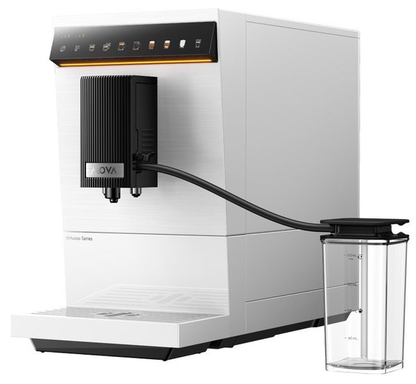 MOVA Virtuoso 10 Pro automata kávéfőző tejhabosítóval, fehér