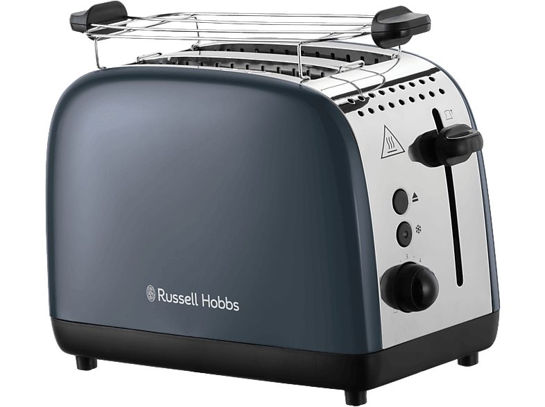 RUSSELL HOBBS 26552-56/RH Colours Plus Grey hosszú nyílású kenyérpirító, 1600 W
